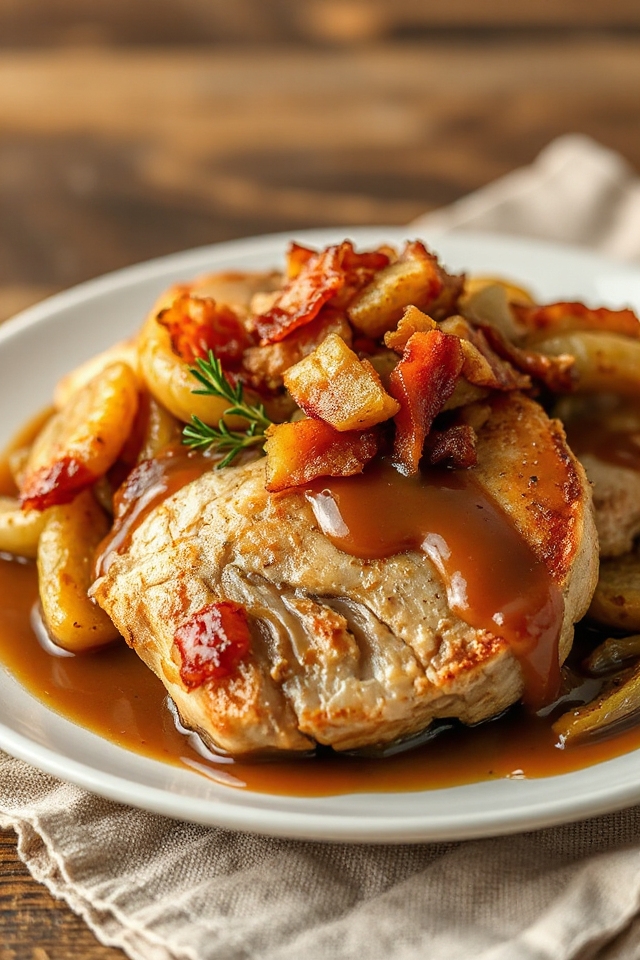 bacon infused pork chop recipe