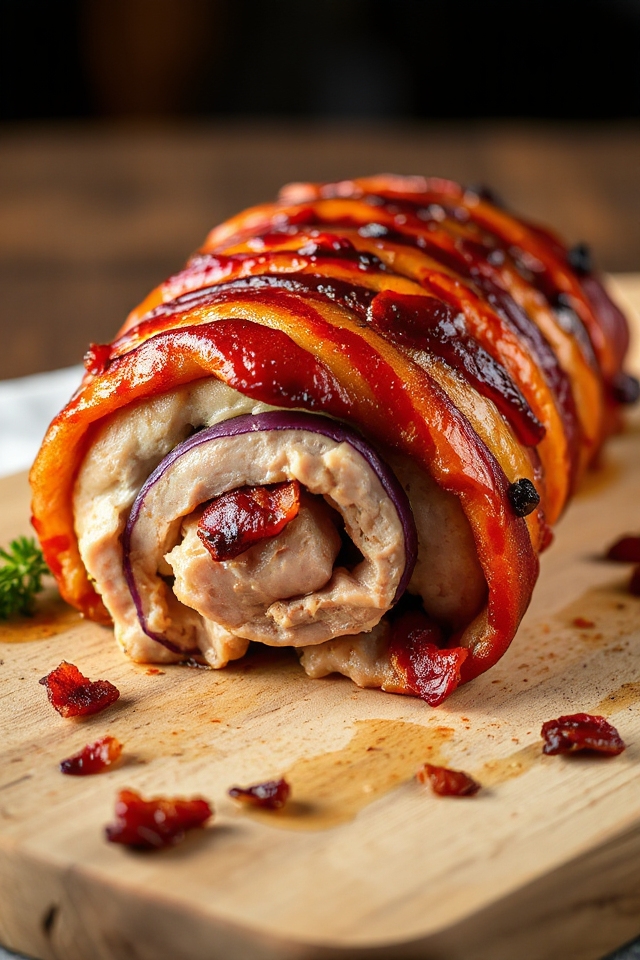 bacon wrapped pork loin recipe