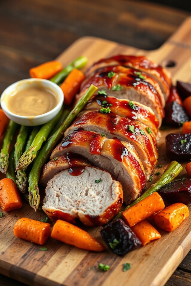 bacon wrapped pork tenderloin