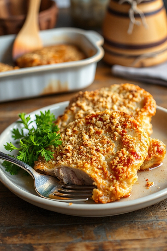baked pork chops recipe instructions