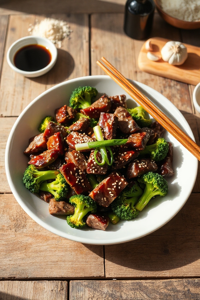 beef and broccoli stir fry