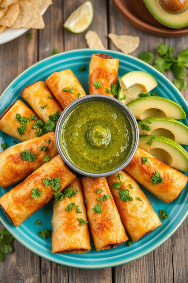 beef filled rolled tortillas