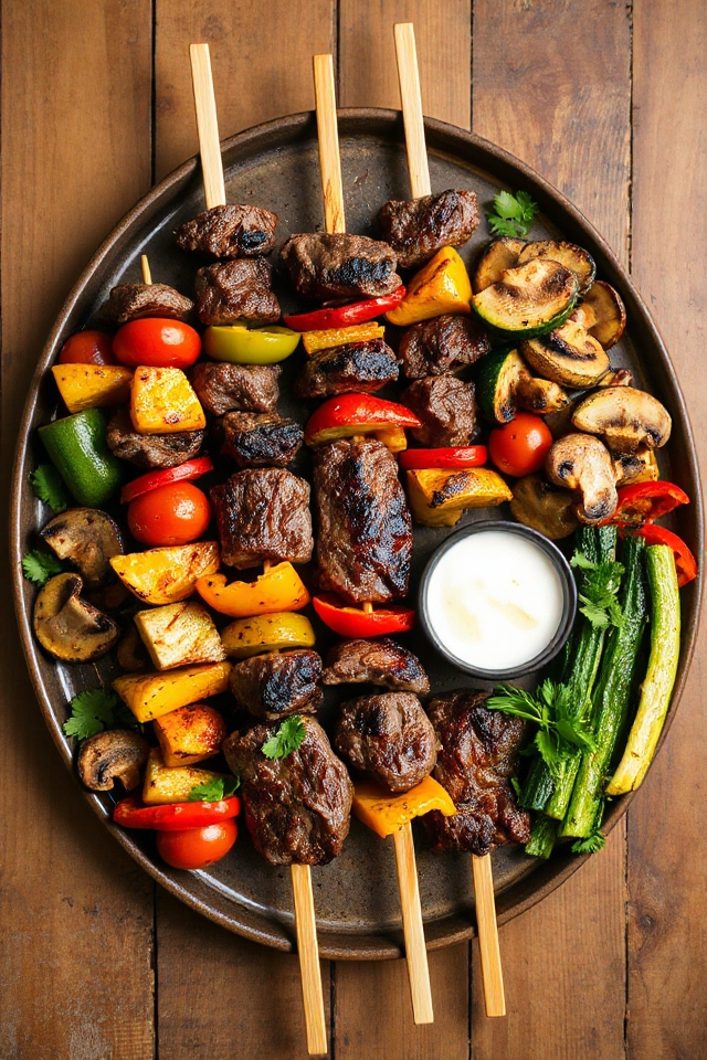beef kabob preparation instructions