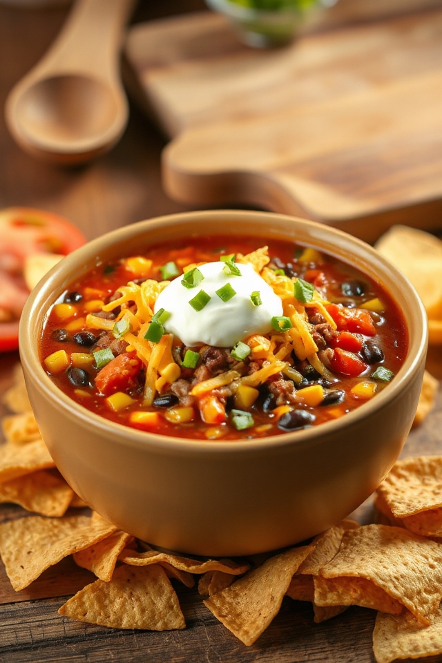 beef taco soup recipe instructions