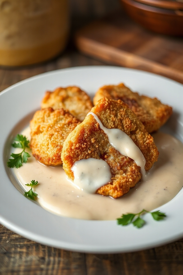crispy breaded pork cutlets
