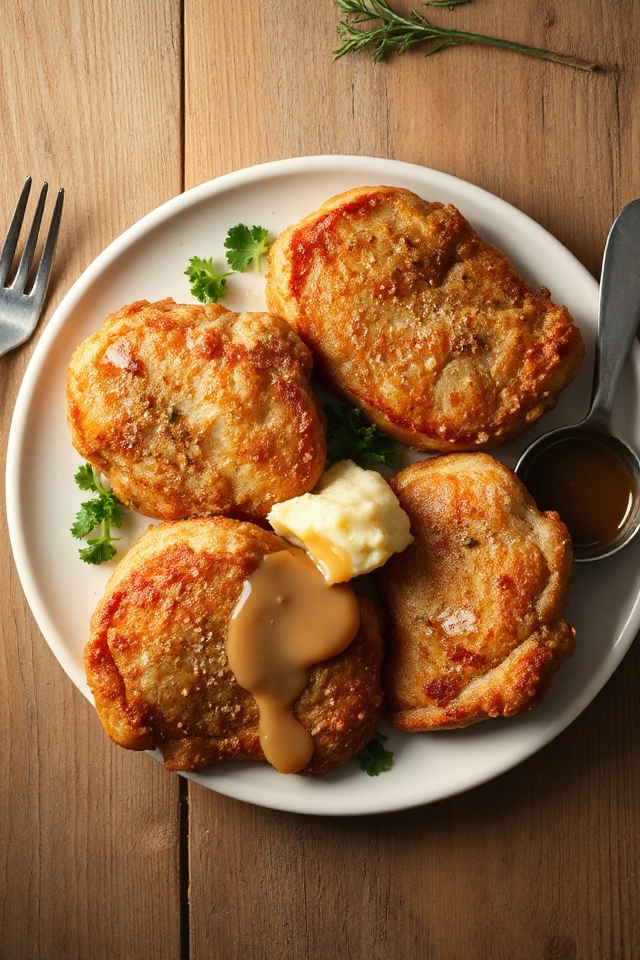 crispy fried pork chops