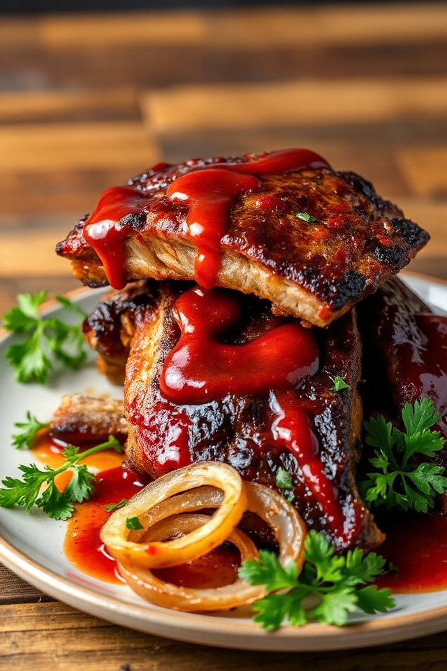 delicious bbq pork ribs