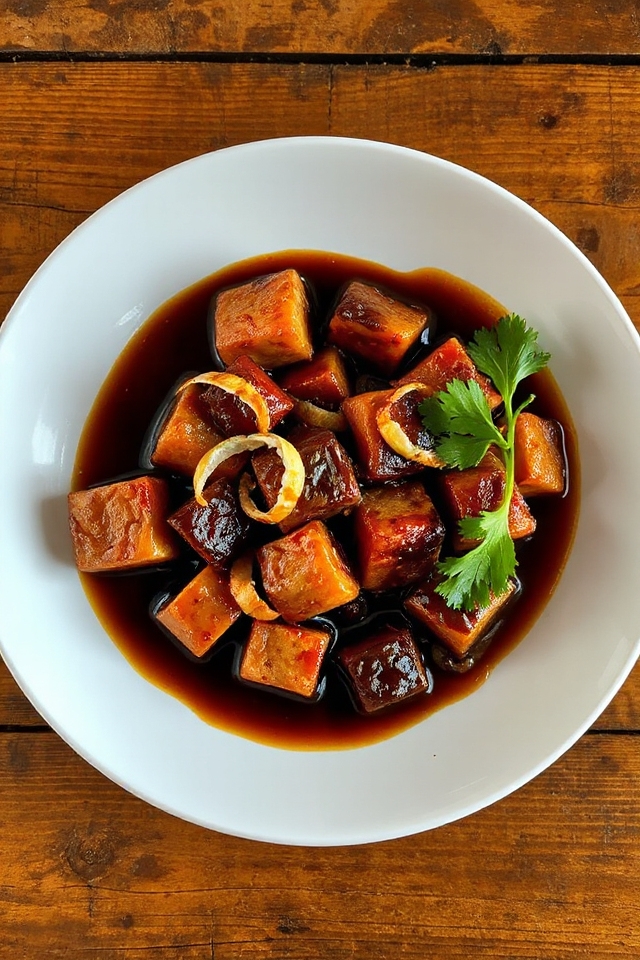 delicious sweet pork dish