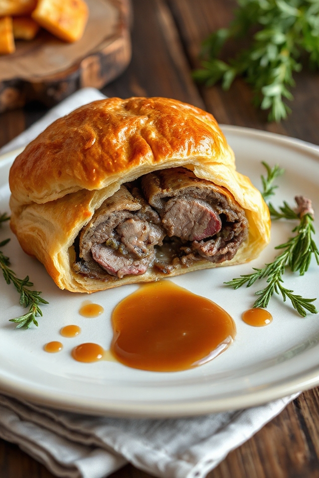 elegant beef pastry delight