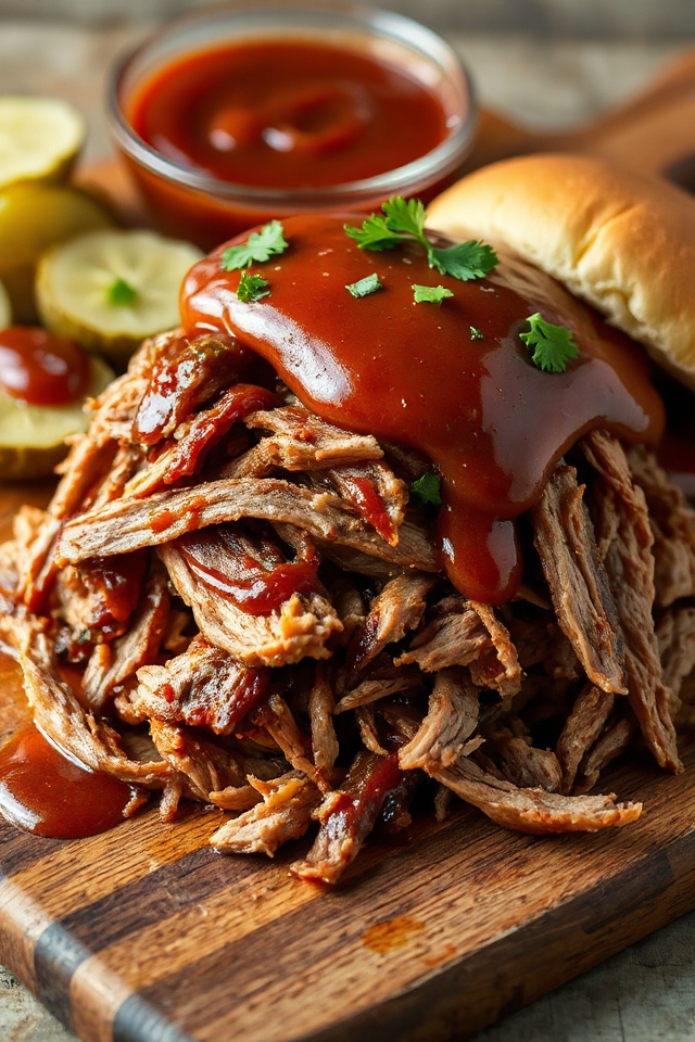 flavorful tender pulled pork