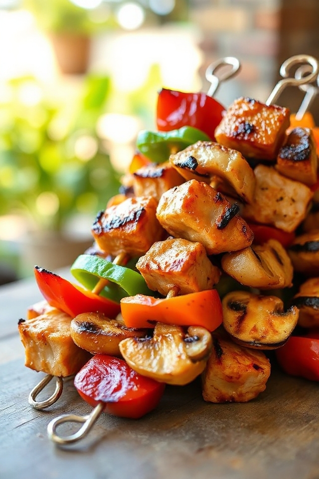 grill delicious pork kabobs