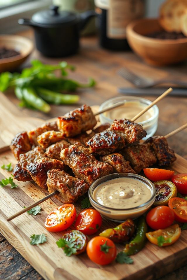 grilled beef skewers recipe