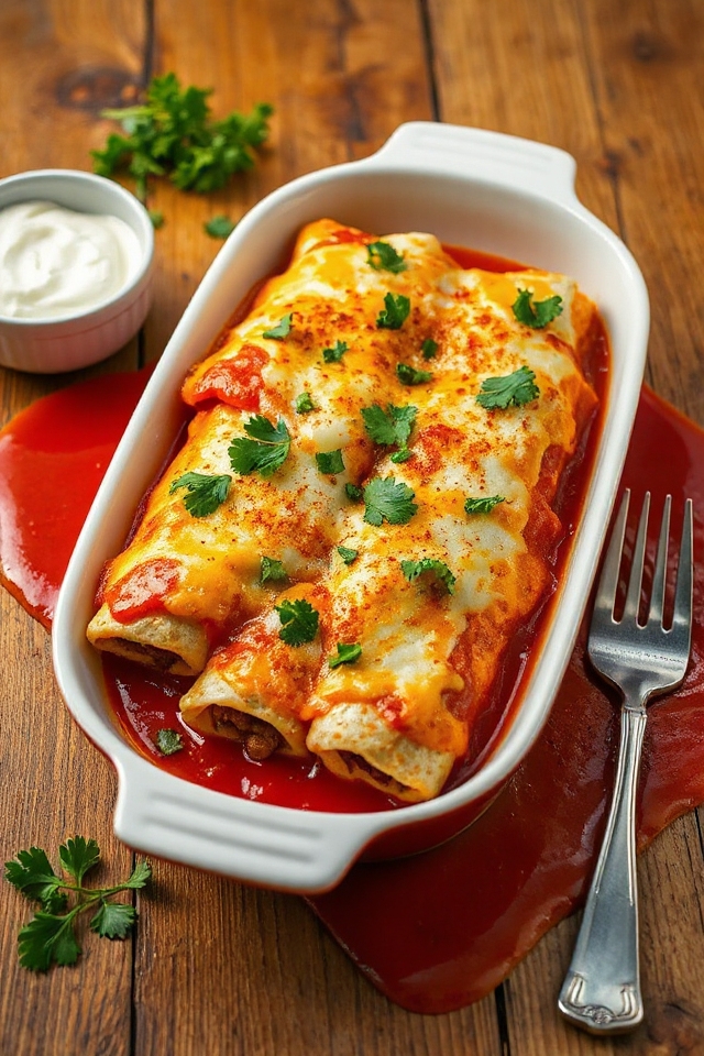 ground beef enchiladas recipe