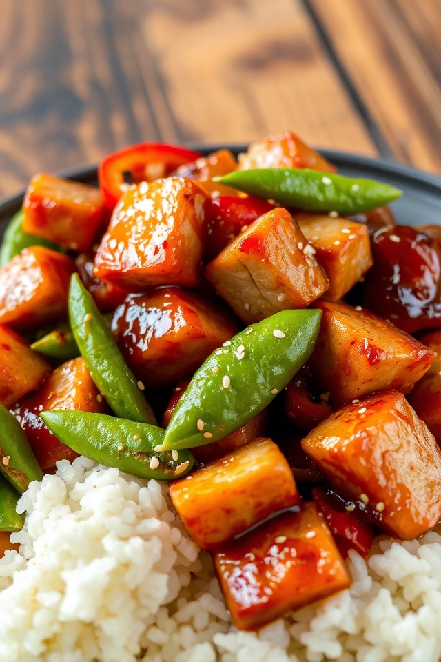 hawaiian pork with sweet sour sauce