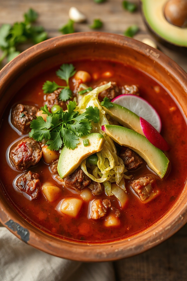 hearty beef pozole recipe