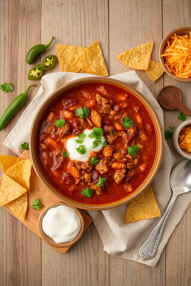 hearty pork chili recipe