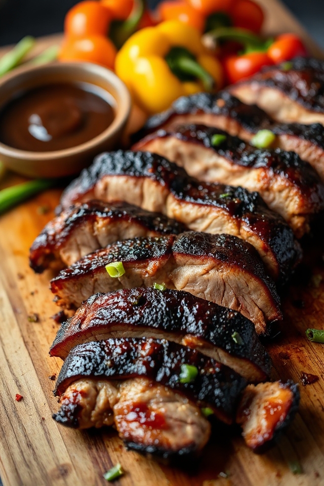 jerk marinade soaked grilled pork