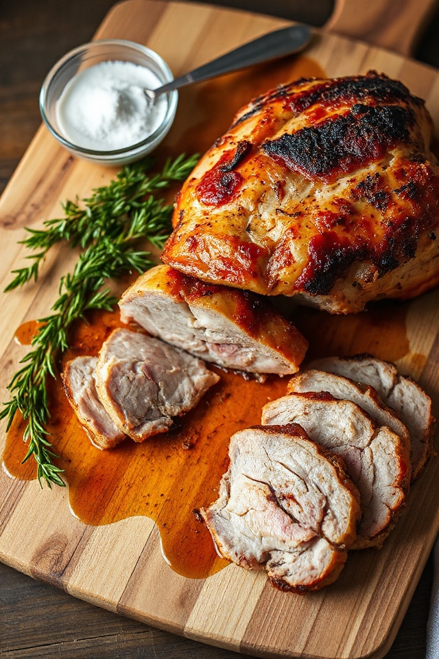 juicy pork loin preparation