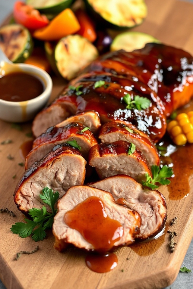 marinate grill baste serve