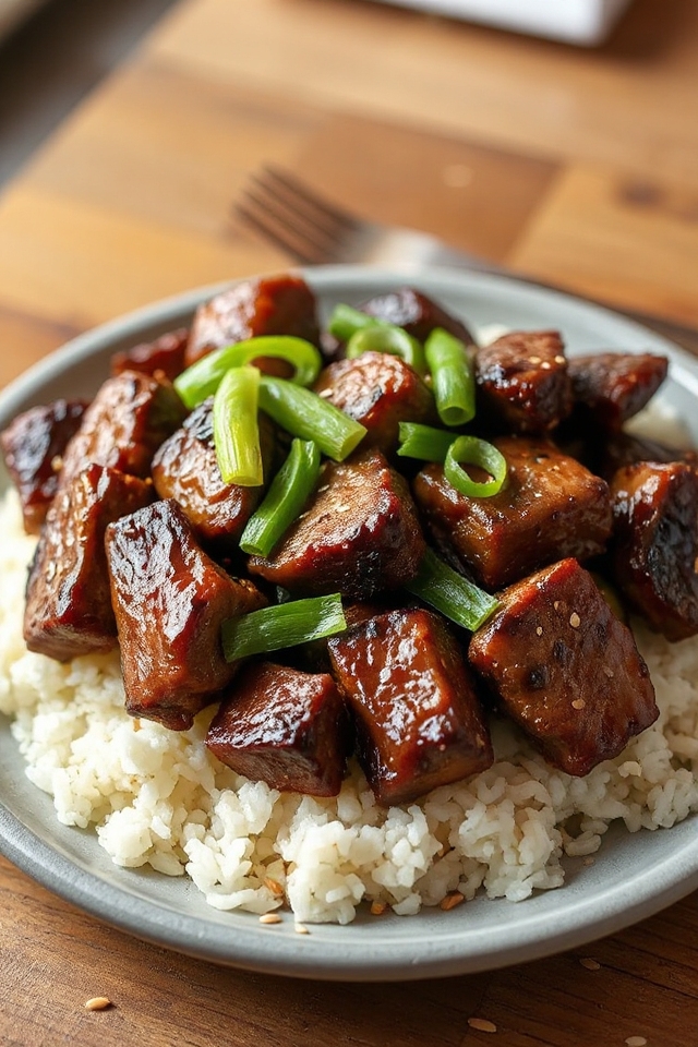 marinated beef grilled deliciously
