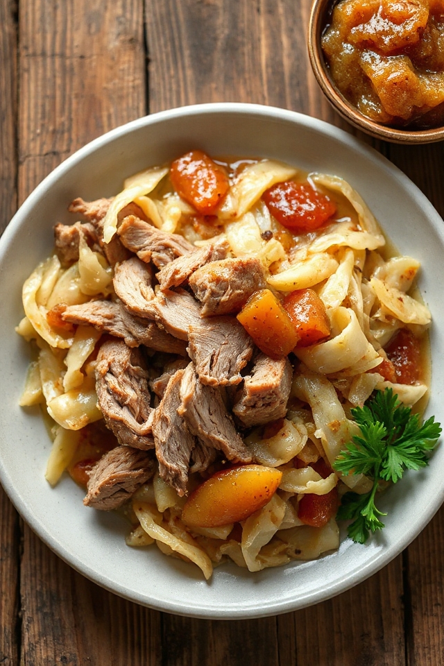 pork and sauerkraut dish