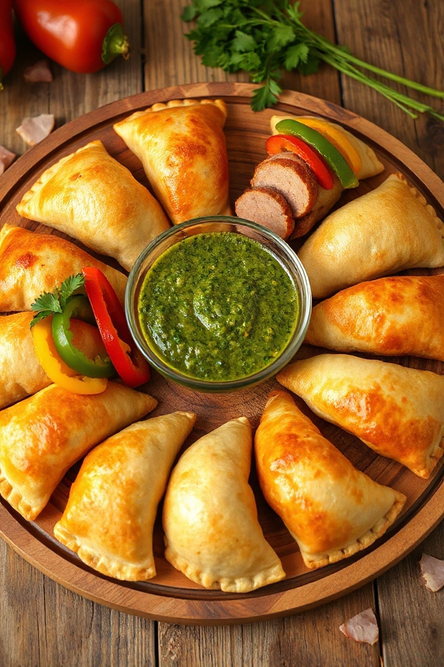pork filled pastry pockets recipe