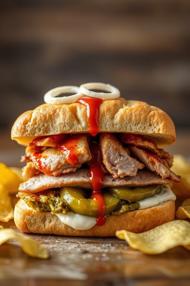 pork sandwich preparation guide