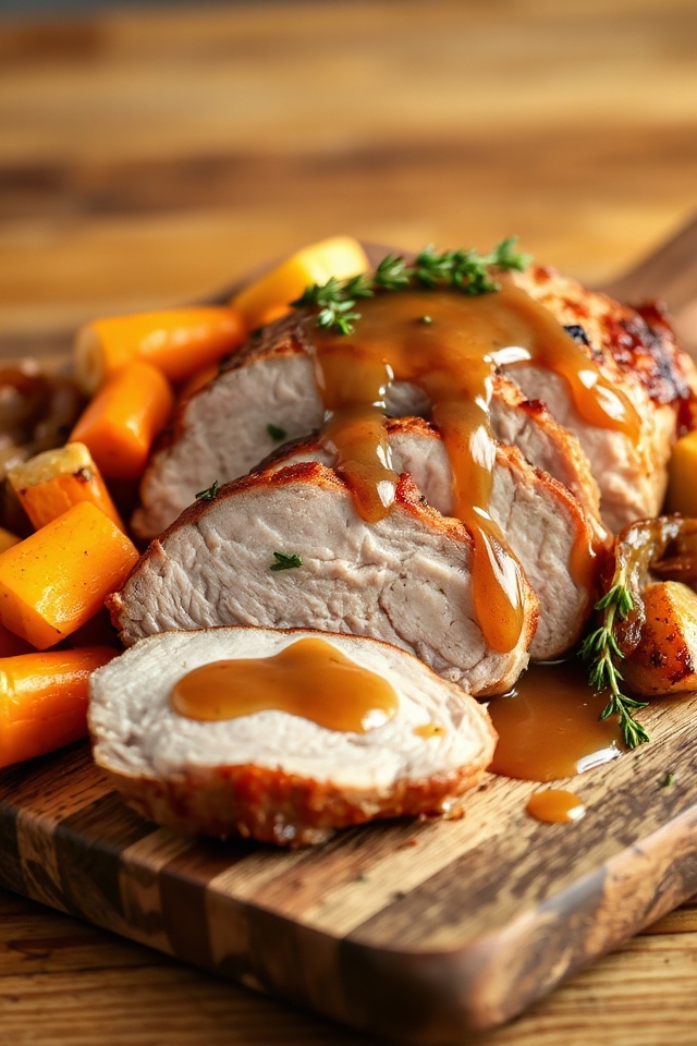 satisfying homemade pork roast