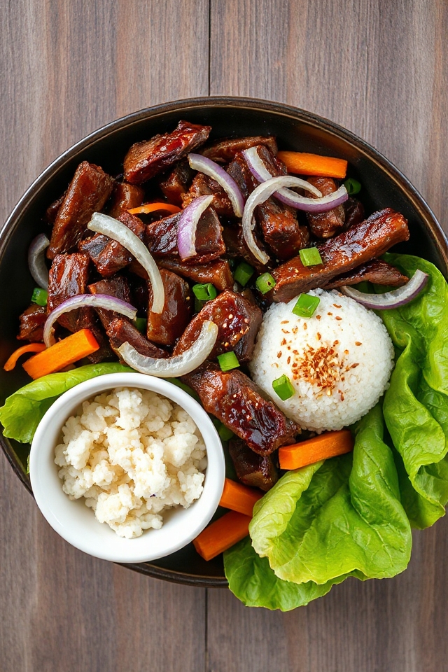 savory marinated grilled beef