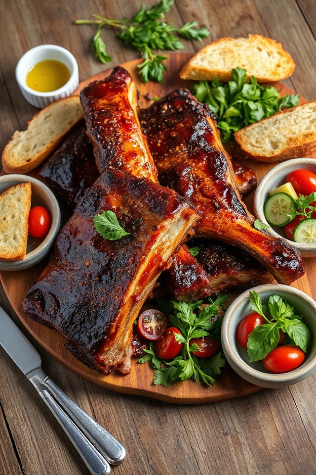 savory pork spareribs preparation