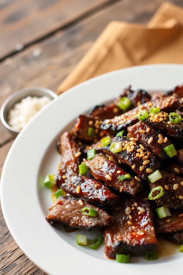 sesame beef made easy