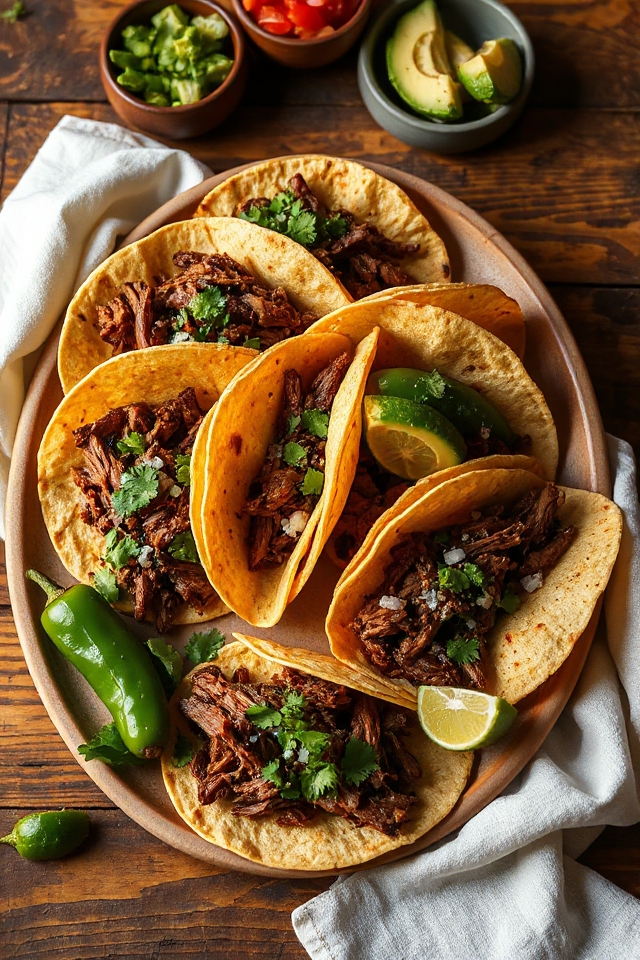 shredded beef tacos recipe