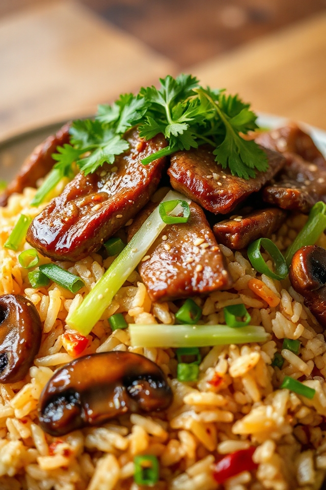 sizzling beef fried rice experience