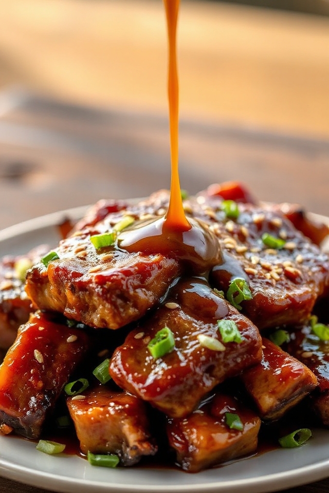 slow cooked chinese pork ribs
