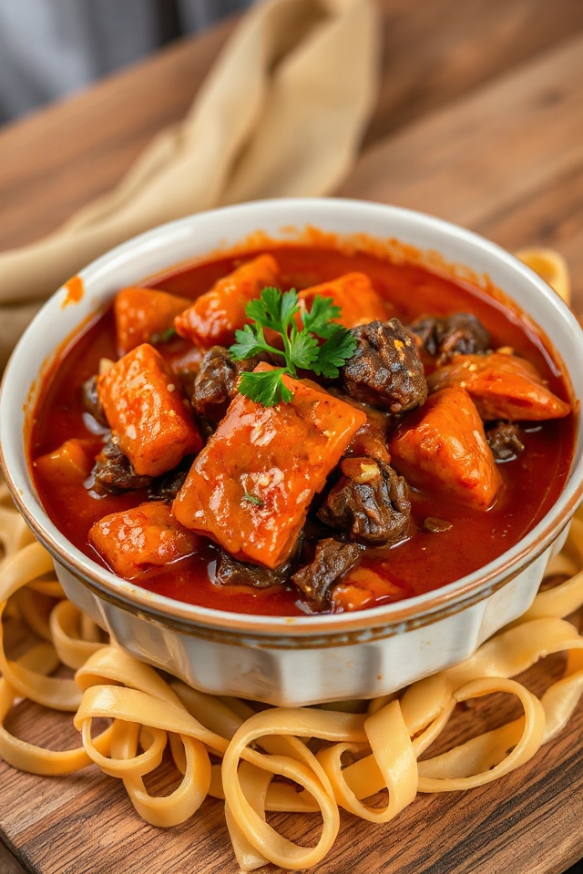slow cooker beef dish