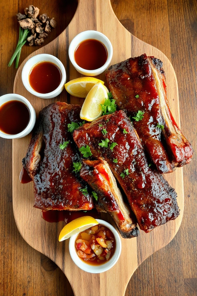 smoked pork ribs preparation