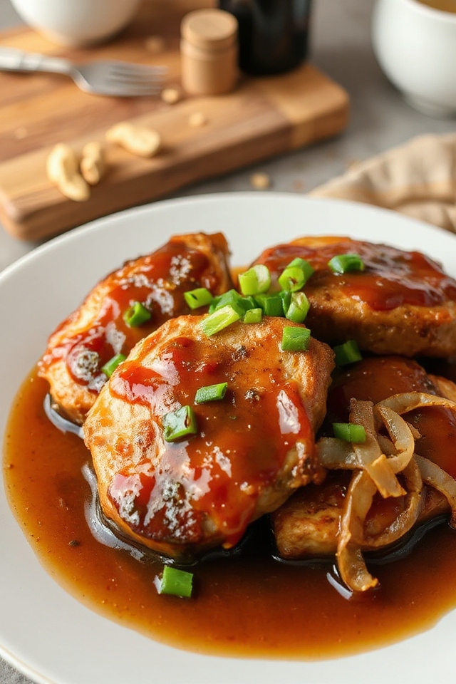 smothered pork chops recipe