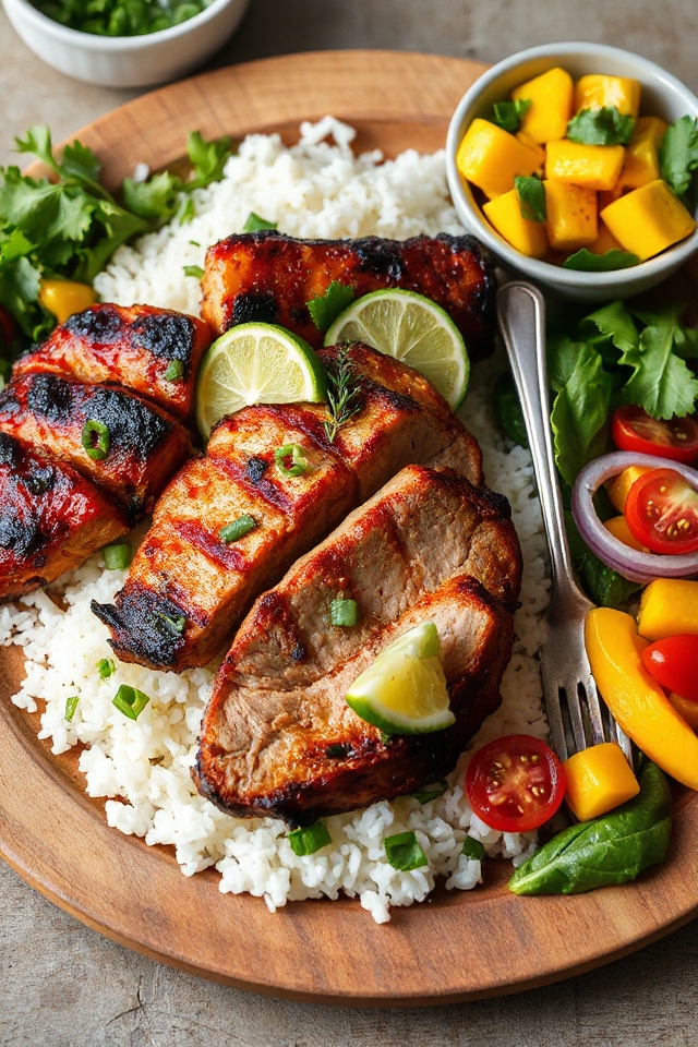 spicy marinated pork dish