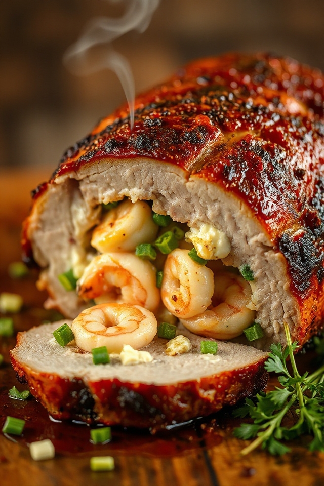 stuffed pork loin recipe