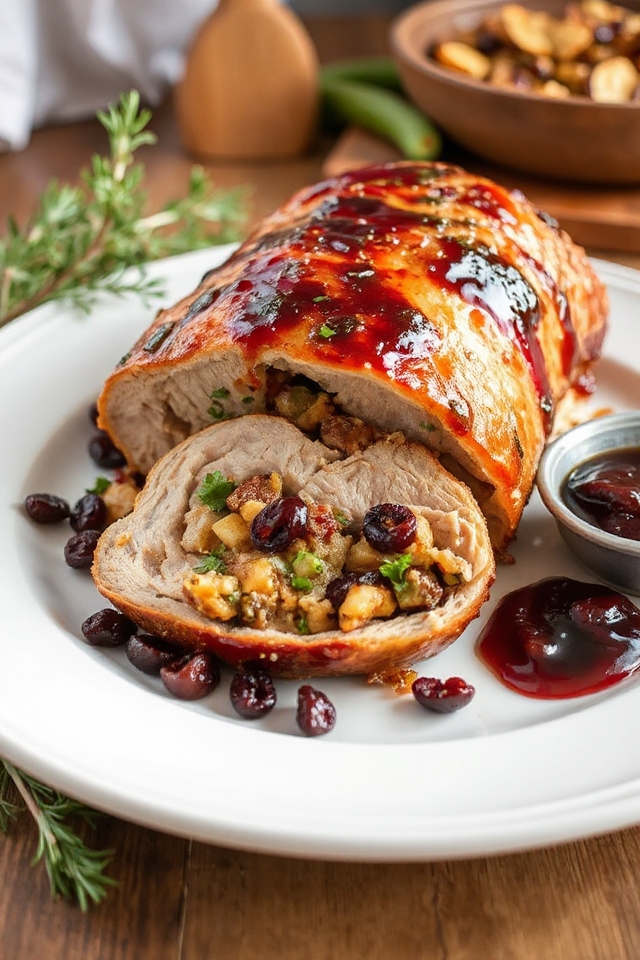 stuffed pork roast recipe