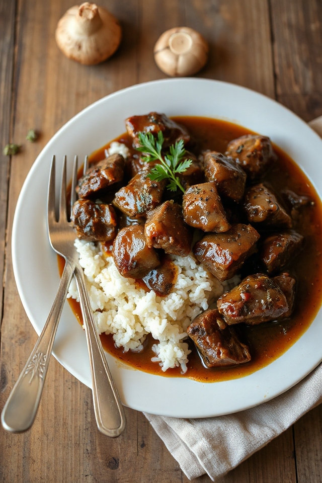 tender beef tips recipe