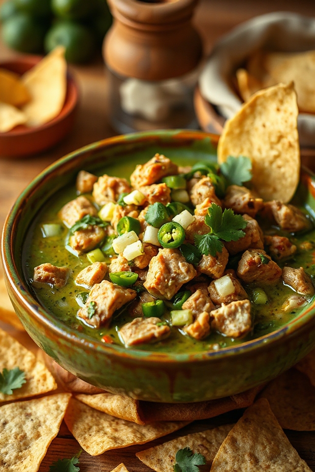 tender pork with vibrant flavors