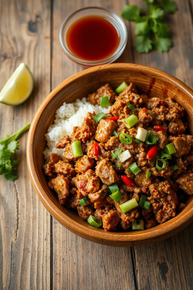 vietnamese ground pork dish